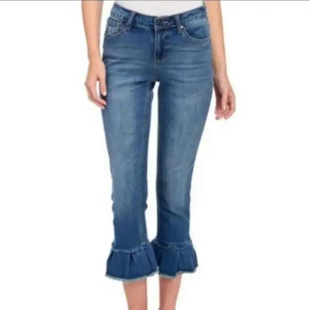 NWT Earl Jeans Blue  Jeans with Bell Shaped Hem ~4